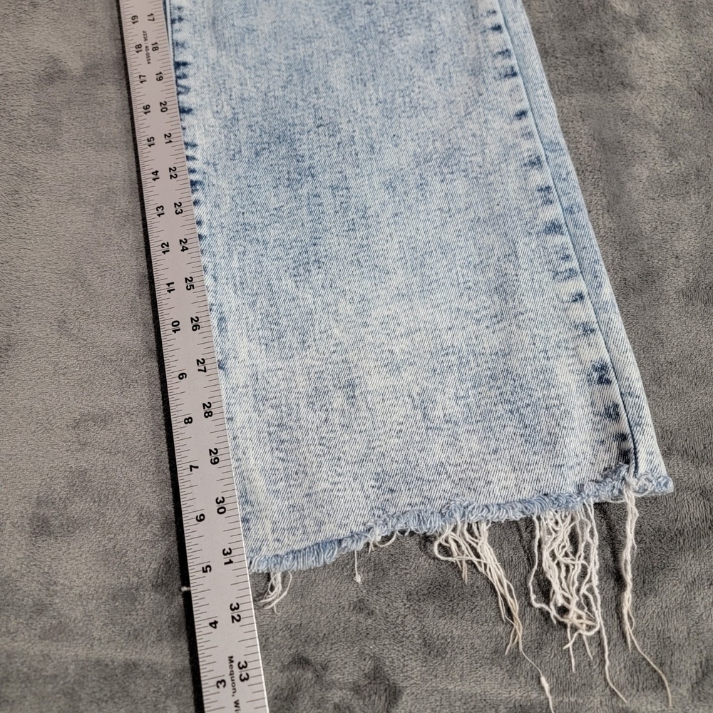 Judy Blue Brink Jeans Women 5/27 Acid Wash High Rise Raw Hem Stretch Denim Retro - Picture 6 of 10